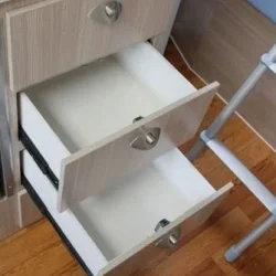 SUGA Karavan & Tekne Krom Bas Çek Mobilya Kilidi – 20 mm