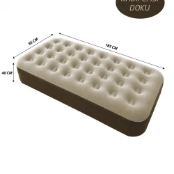 TEK KİŞİLİK YÜKSEK ŞİŞME YATAK