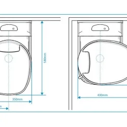 Thetford Kasetli Tuvalet C200 - CS Servis Kapağı Dahil