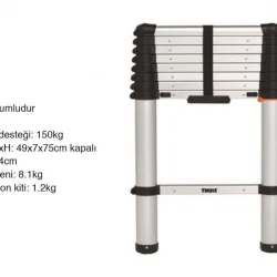 Thule Teleskopik Merdiven 9 Adım