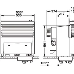 Truma S5004 Çift Fanlı Karavan Isıtıcı
