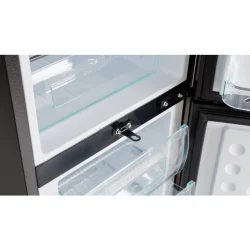 U-Frigo 176 Lt Limited Edition 12/24v Kompresörlü Buzdolabı Temperli Cam Kapak Siyah