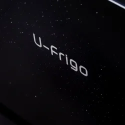 U-Frigo 176 Lt Limited Edition 12/24v Kompresörlü Buzdolabı Temperli Cam Kapak Siyah
