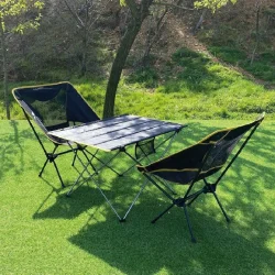 Ultralight Masa + 2 Pratik Sandalye Set