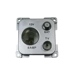Westacc Çok Fonksiyonlu 12V Priz (Gümüş)