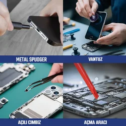 WORKPRO WP200541 32 Parça CR-V Hassas Elektronikçi/Telefoncu Profesyonel Onarım Seti