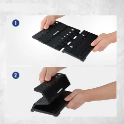 WORKPRO WP200542 8 Parça CR-V Top Başlı T Tipi Uzun Profesyonel Allen Anahtar Takımı