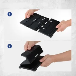 WORKPRO WP200543 8 Parça CR-V T Tipi Uzun Delikli Torx Profesyonel Allen Anahtar Takımı