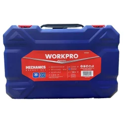WORKPRO WP202525 30 Parça 1/2’’ CR-V Metrik/İnç Profesyonel Lokma Takımı