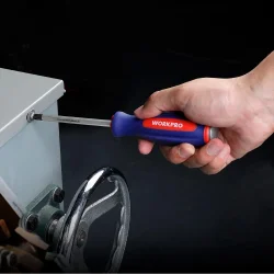 WORKPRO WP202533 1/4’ 3/8’’ 1/2’ 123 Parça Cr-V Metrik Ağır Hizmet Lokma ve Kombine Anahtar Takımı