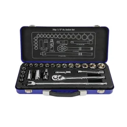 WORKPRO WP202564 1/2’ Cr-V 24 Parça Metrik Ağır Hizmet Lokma Takımı