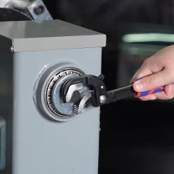 WORKPRO WP202574 2 Parça Otomatik Kilitlemeli Çok Fonksiyonlu Profesyonel Boru Anahtarı/ Levye Seti