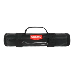 WORKPRO WP202575 8-19mm 8 Parça CR-V Profesyonel Kombine Anahtar Takımı + Bez Taşıma Kılıfı