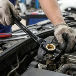 WORKPRO WP202603 8-17mm 8 Parça CR-V Profesyonel Mafsallı Cırcır Kombine Anahtar Takımı + Bez Taşıma Kılıfı