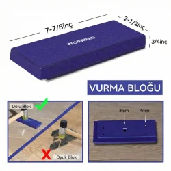 WORKPRO WP204302 33 Parça Laminant/Parke Ahşap Zemin Döşeme Montaj Seti