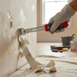 WORKPRO WP219004 40mm Geri Çekilebilir Profesyonel Kazıyıcı + 4 Parça Kazıma Bıçak Seti