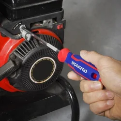 WORKPRO WP221037 PZ2x100mm CR-V Manyetik Profesyonel Yıldız Tornavida