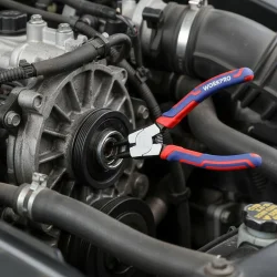 WORKPRO WP231152 180MM Cr-V Düz Yaylı Profesyonel İç Segman Pensesi