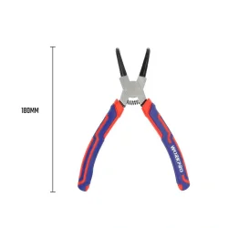 WORKPRO WP231153 180MM Cr-V Eğri Uçlu Yaylı Profesyonel Dış Segman Pensesi