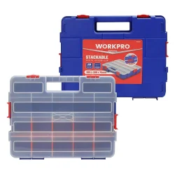 WORKPRO WP283007 38x30x6,8mm Profesyonel İstiflenebilir Organizer