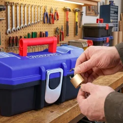 WORKPRO WP283021 13’’ Metal Kilitli Plastik Takım Çantası