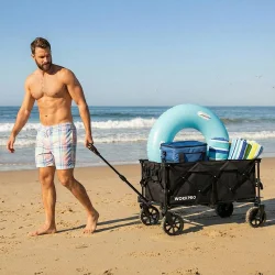 WORKPRO WP285015 80Kg 4 Tekerli Katlanabilir Ağır Hizmet Taşıma Arabası