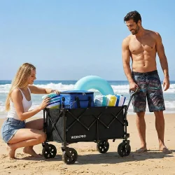 WORKPRO WP285015 80Kg 4 Tekerli Katlanabilir Ağır Hizmet Taşıma Arabası