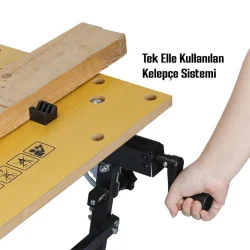 WORKPRO WP289027 100Kg 6 Kademe Ayarlanabilir Profesyonel Katlanabilir Çalışma Tezgâhı