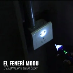 WORKPRO WP295004 12-1000 Volt AC Yüksek Hassasiyetli Profesyonel Voltaj Dedektörü