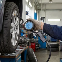 WORKPRO WP314063 16Bar Yağlı Basınç Göstergeli Profesyonel Havalı Lastik Şişirme Tabancası