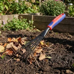 WORKPRO WP331028 360x87mm Çelik Profesyonel Mini Bahçe Tırmığı