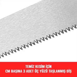 WORKPRO WP333008 325mm 8TPI Profesyonel Ağaç Budama Testeresi