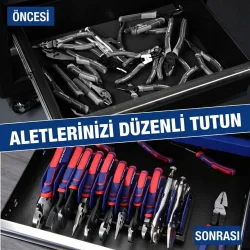 WORKPRO WP433073 Çok Amaçlı El Aleti Duvar Askı/Depolama Rafı