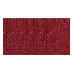 WORX WA2004 100x50mm 60, 80, 120 Kum, 15 Adet Cırtlı Universal Zımpara Kâğıdı Seti