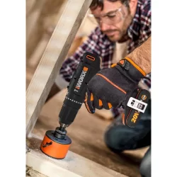 WORX WX370 20Volt/2Ah. Li-ion Çift Akülü Profesyonel Şarjlı Darbeli Matkap + 30 Parça Aksesuar Seti