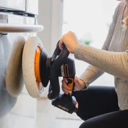 WORX WX856.9 20Volt 254MM Şarjlı Orbital Polisaj Makinesi (Akü Dahil Değildir)