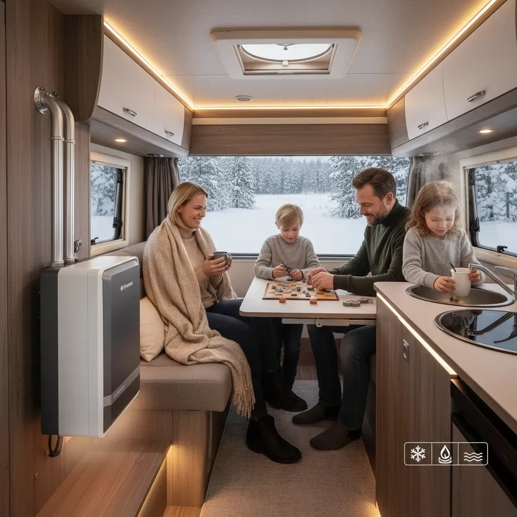 Truma Combi 6 Hem Ortam Hem Su Isıtabilen Karavan Kombilerinin Artıları