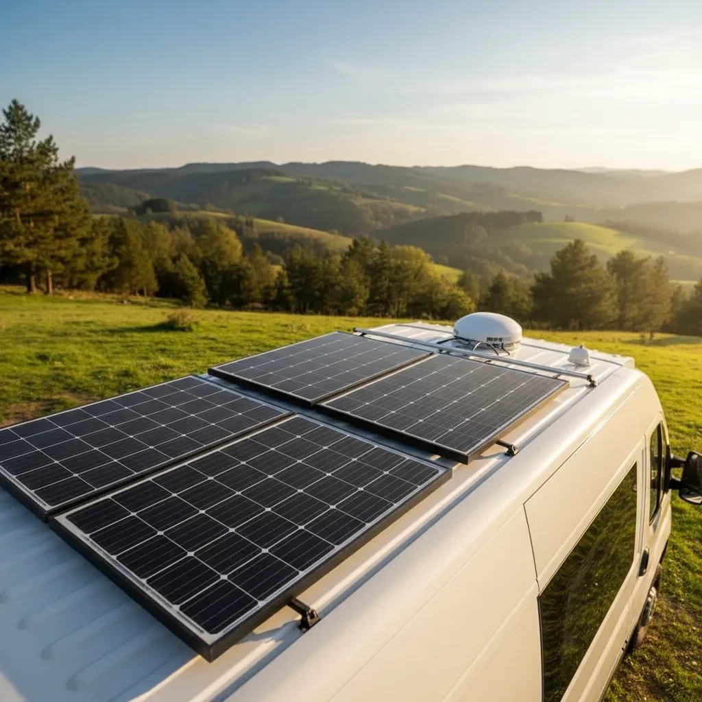 Karavan Güneş Paneli Hesaplama Karavan Çatısına Kaç Panel Takılmalı?
