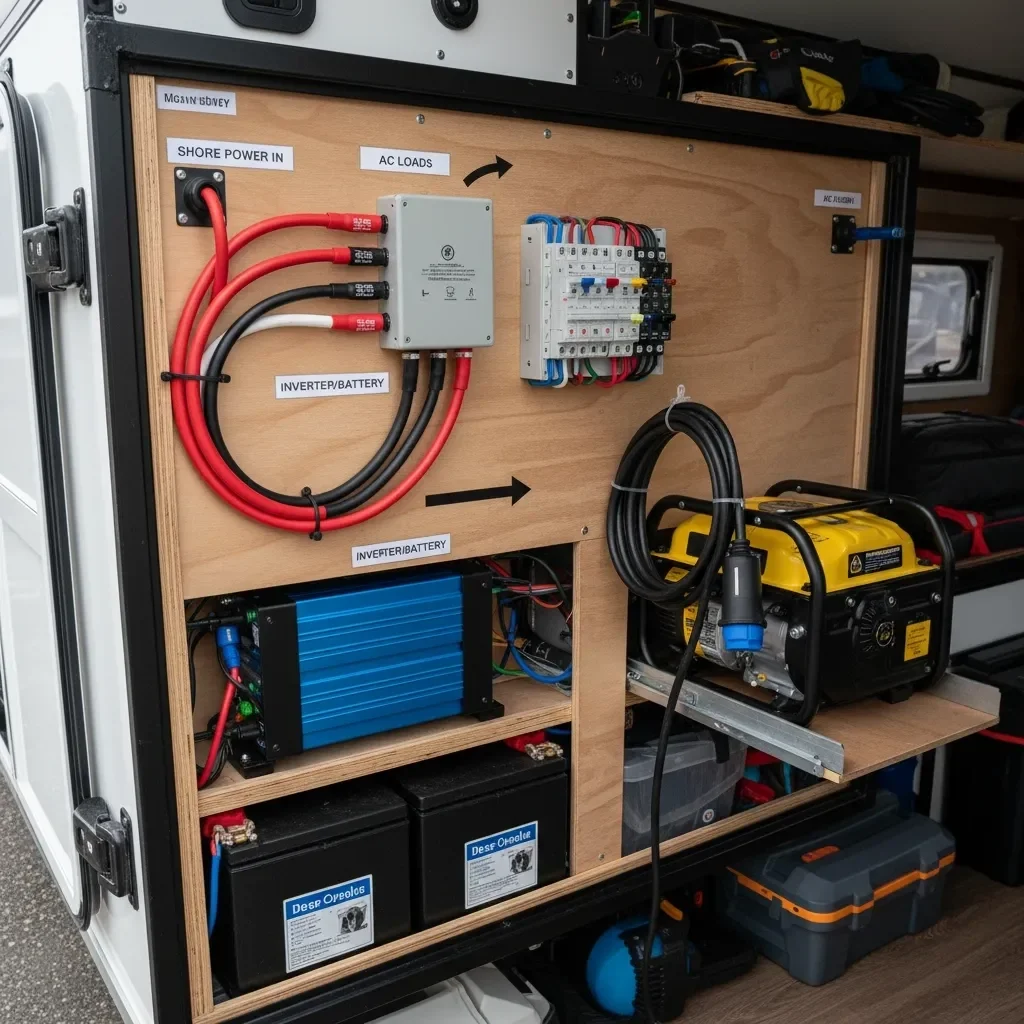 Karavanda Transfer Switch (Otomatik Anahtarlama) Sistemi Neden Şart?