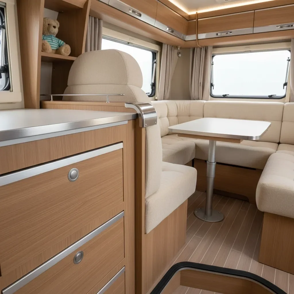 Karavan Mobilya Köşe Koruyucuları ve Trim Şeritleri Estetik ve Güvenlik Detayları
