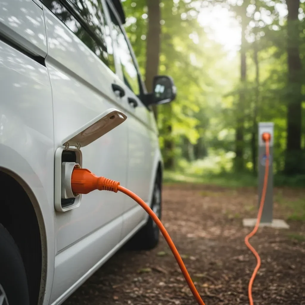 Karavanda 220V Şebeke Bağlantısı Dış Enerjiyi Güvenle İçeri Almak