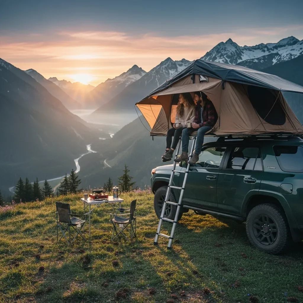 Araç Üstü Çadır ile Kamp Keyfi