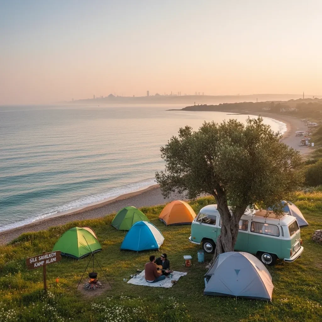 İstanbulda Deniz Manzaralı Kamp Yerleri
