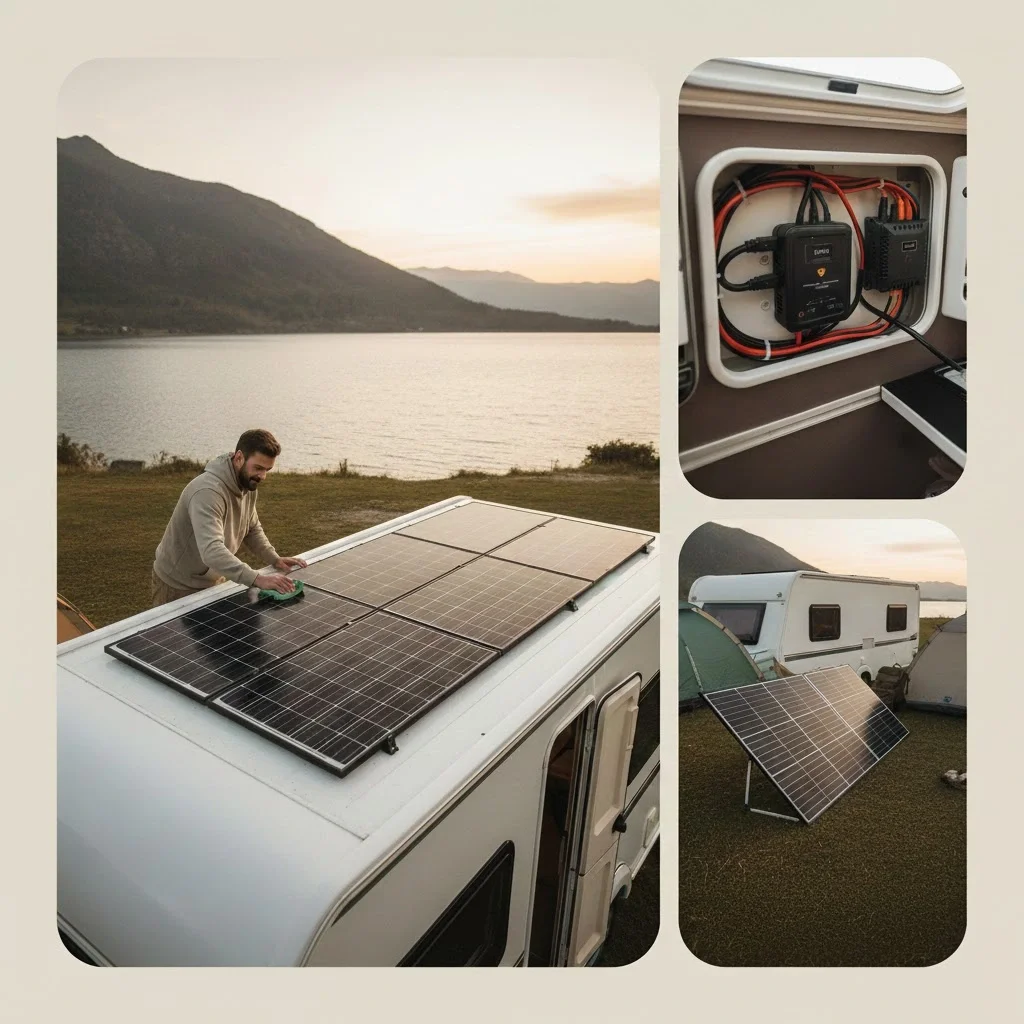 Karavan Çatısına Kaç Güneş Paneli Sığar? Verim Nasıl Artırılır?