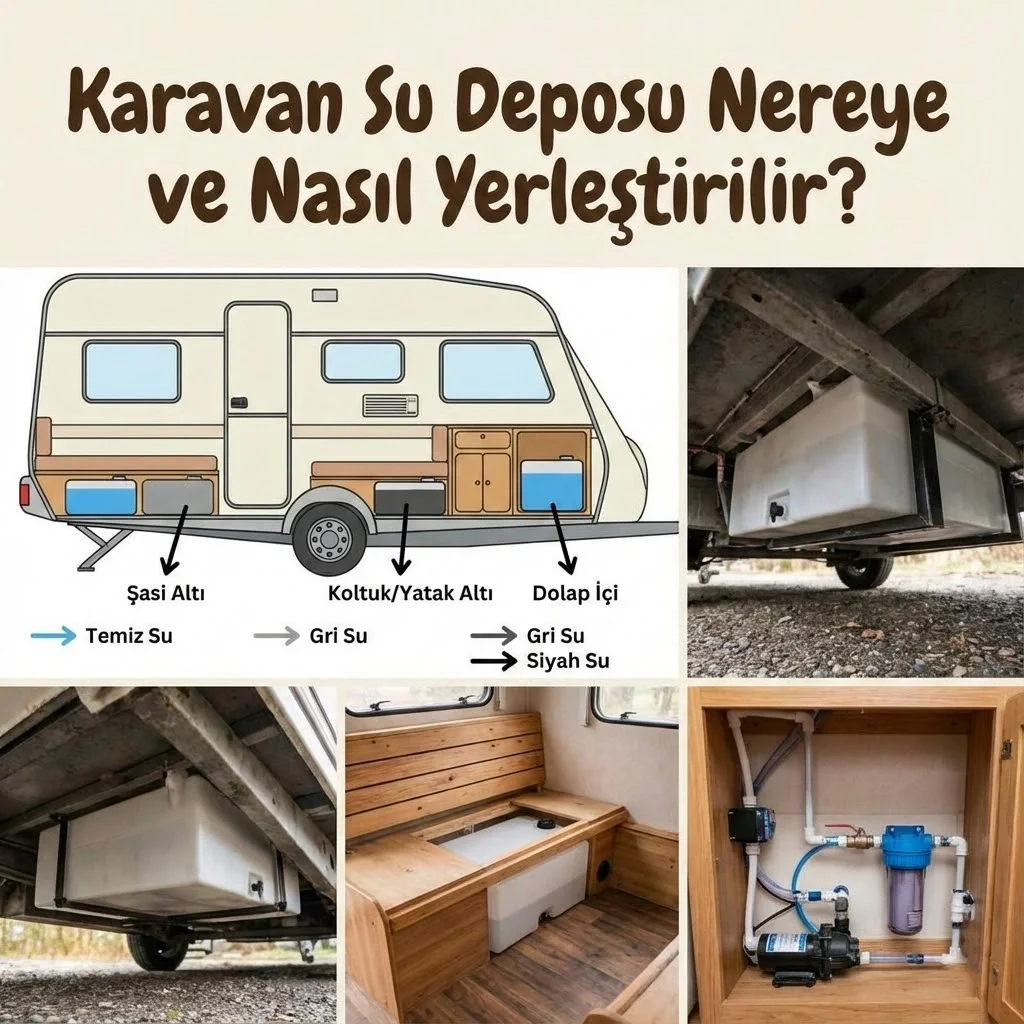 Karavan Su Deposu Nereye ve Nasıl Yerleştirilir?