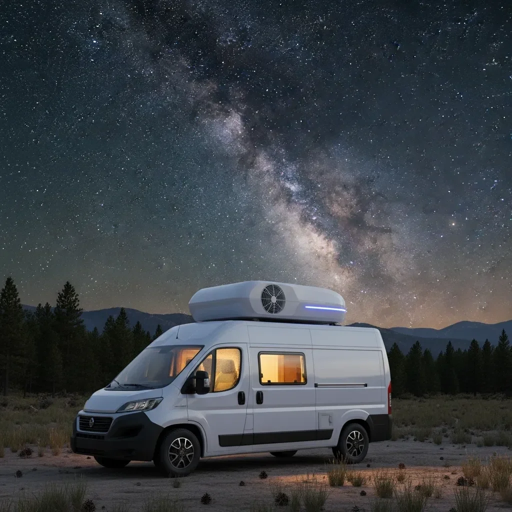 Sıcak Yaz Gecelerinde Karavanınızda Serin Kalmak İçin 12V Uyku Kliması Çözümleri