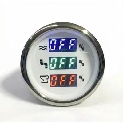 Temiz, Pis ve Gri Su Göstergesi Boş Dolu Depo Alarmlı Beyaz