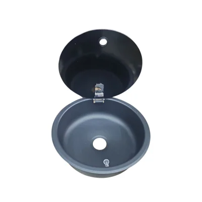 Univercal Cam Kapaklı Emaye Eviye