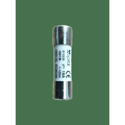 Apex DC Kartuş Sigorta 16A DC 1000V