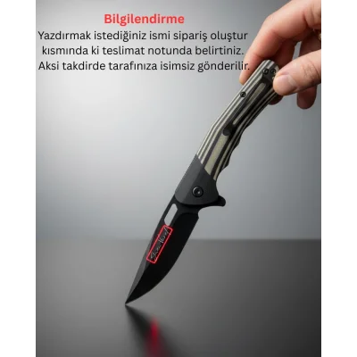 CAMPOUT ÇELİK ÇAKI DUMRUL (KİŞİYE ÖZEL)